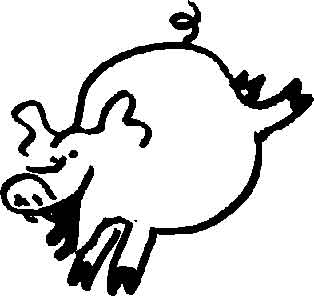 la tradition du cochon pendu ....